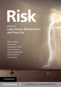 Cover image: Risk 9780521171977