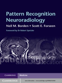 Cover image: Pattern Recognition Neuroradiology 1st edition 9780521727037