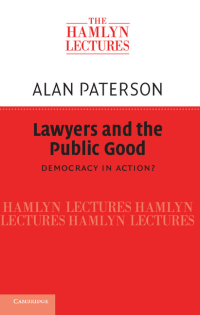 Cover image: Lawyers and the Public Good 1st edition 9781107012530