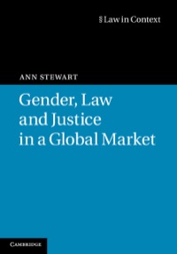 Titelbild: Gender, Law and Justice in a Global Market 9780521763110