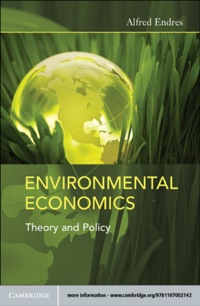 Cover image: Environmental Economics 9781107002142