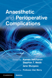 Imagen de portada: Anaesthetic and Perioperative Complications 1st edition 9781107002593