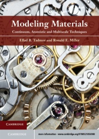 Cover image: Modeling Materials 1st edition 9780521856980