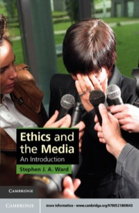 Imagen de portada: Ethics and the Media 9780521889643