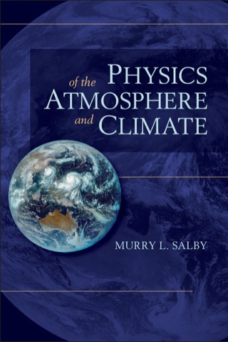 Cover image: Physics of the Atmosphere and Climate 2nd edition 9780521767187