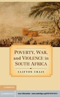 Cover image: Poverty, War, and Violence in South Africa 9781107013612