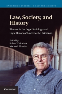 Cover image: Law, Society, and History 1st edition 9780521193900