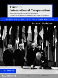 Imagen de portada: Trust in International Cooperation 1st edition 9781107014718