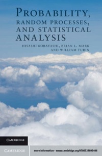 表紙画像: Probability, Random Processes, and Statistical Analysis 1st edition 9780521895446