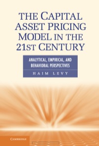 صورة الغلاف: The Capital Asset Pricing Model in the 21st Century 9781107006713