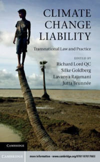 Cover image: Climate Change Liability 9781107017603