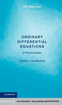 صورة الغلاف: Ordinary Differential Equations 9781107697492