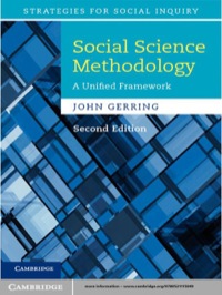 صورة الغلاف: Social Science Methodology 2nd edition 9780521115049