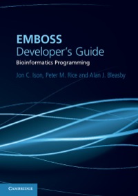 Imagen de portada: EMBOSS Developer's Guide 1st edition 9780521607247
