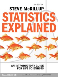 Cover image: Statistics Explained 2nd edition 9781107005518
