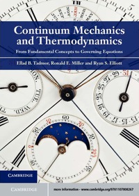 Cover image: Continuum Mechanics and Thermodynamics 1st edition 9781107008267