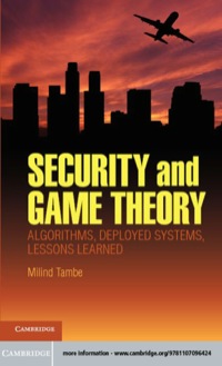 Cover image: Security and Game Theory 1st edition 9781107096424