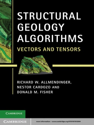 Cover image: Structural Geology Algorithms 1st edition 9781107012004