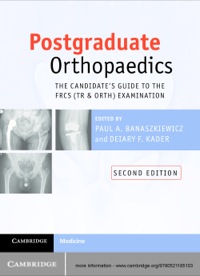 Cover image: Postgraduate Orthopaedics 2nd edition 9780521185103