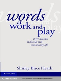 Imagen de portada: Words at Work and Play 1st edition 9780521841979