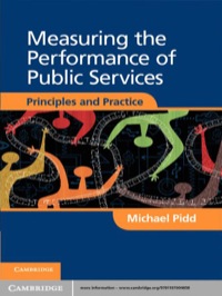 Cover image: Measuring the Performance of Public Services 1st edition 9781107004658