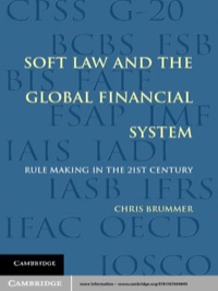 表紙画像: Soft Law and the Global Financial System 1st edition 9781107004849