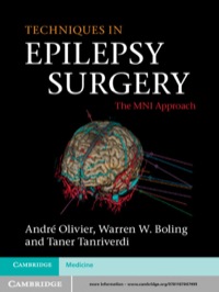 Cover image: Techniques in Epilepsy Surgery 1st edition 9781107007499