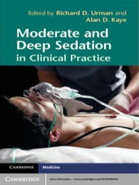 Cover image: Moderate and Deep Sedation in Clinical Practice 1st edition 9781107400450