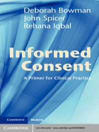 Cover image: Informed Consent 1st edition 9781107688063