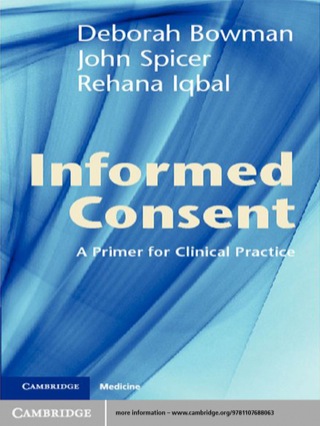 Imagen de portada: Informed Consent 1st edition 9781107688063