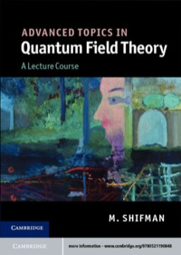 Cover image: Advanced Topics in Quantum Field Theory 9780521190848