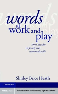 表紙画像: Words at Work and Play 9780521841979