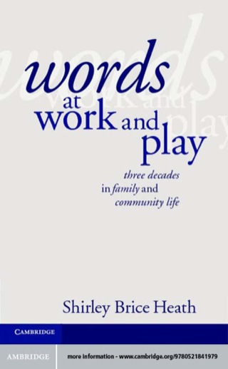 Cover image: Words at Work and Play 9780521841979