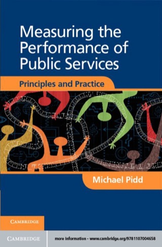 Cover image: Measuring the Performance of Public Services 9781107004658