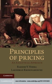 Titelbild: Principles of Pricing 1st edition 9781107010659