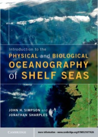 Imagen de portada: Introduction to the Physical and Biological Oceanography of Shelf Seas 9780521877626