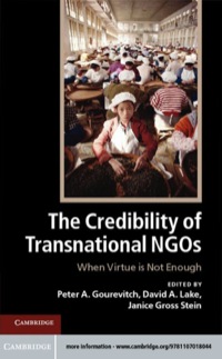Titelbild: The Credibility of Transnational NGOs 9781107018044