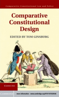 Immagine di copertina: Comparative Constitutional Design 9781107020566