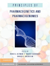 Titelbild: Principles of Pharmacogenetics and Pharmacogenomics 1st edition 9780521885379