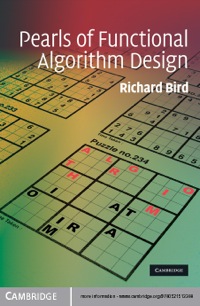 Titelbild: Pearls of Functional Algorithm Design 1st edition 9780521513388