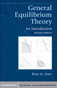 Immagine di copertina: General Equilibrium Theory 2nd edition 9780521826457