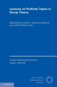 Immagine di copertina: Lectures on Profinite Topics in Group Theory 1st edition 9780521183017