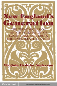 Omslagafbeelding: New England's Generation 9780521447645