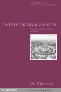 Cover image: Overlooking Nazareth 1st edition 9780521564953