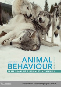Omslagafbeelding: An Introduction to Animal Behaviour 6th edition 9781107000162
