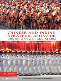 Cover image: Chinese and Indian Strategic Behavior 1st edition 9781107020054