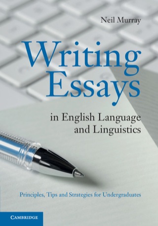Cover image: Writing Essays in English Language and Linguistics 1st edition 9780521111195
