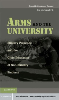 Cover image: Arms and the University 9780521192323