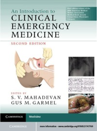 Imagen de portada: An Introduction to Clinical Emergency Medicine 2nd edition 9780521747769