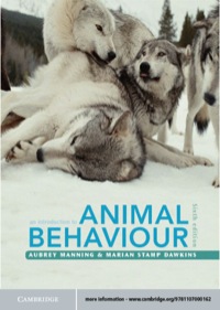 Cover image: An Introduction to Animal Behaviour 6th edition 9781107000162
